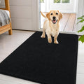 Dog Door Mat 44x32 Chenille Mud Mat - Black Absorbent Pad