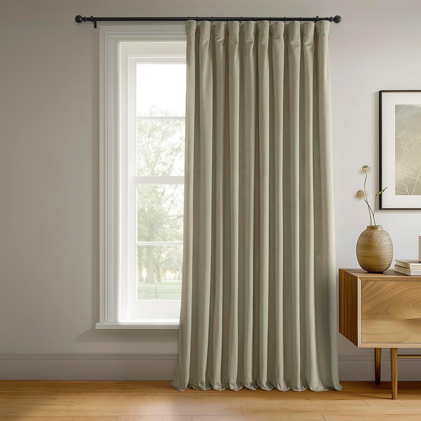 HPD Half Price Drapes Velvet Thermal Blackout Curtains 108 in