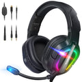 Gaming Headset for PS4 PS5 PC Mac Xbox Series X - Comfort & RGB
