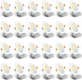 6 in Canless LED Recessed Light 24 Pack - Dimmable 5 CCT