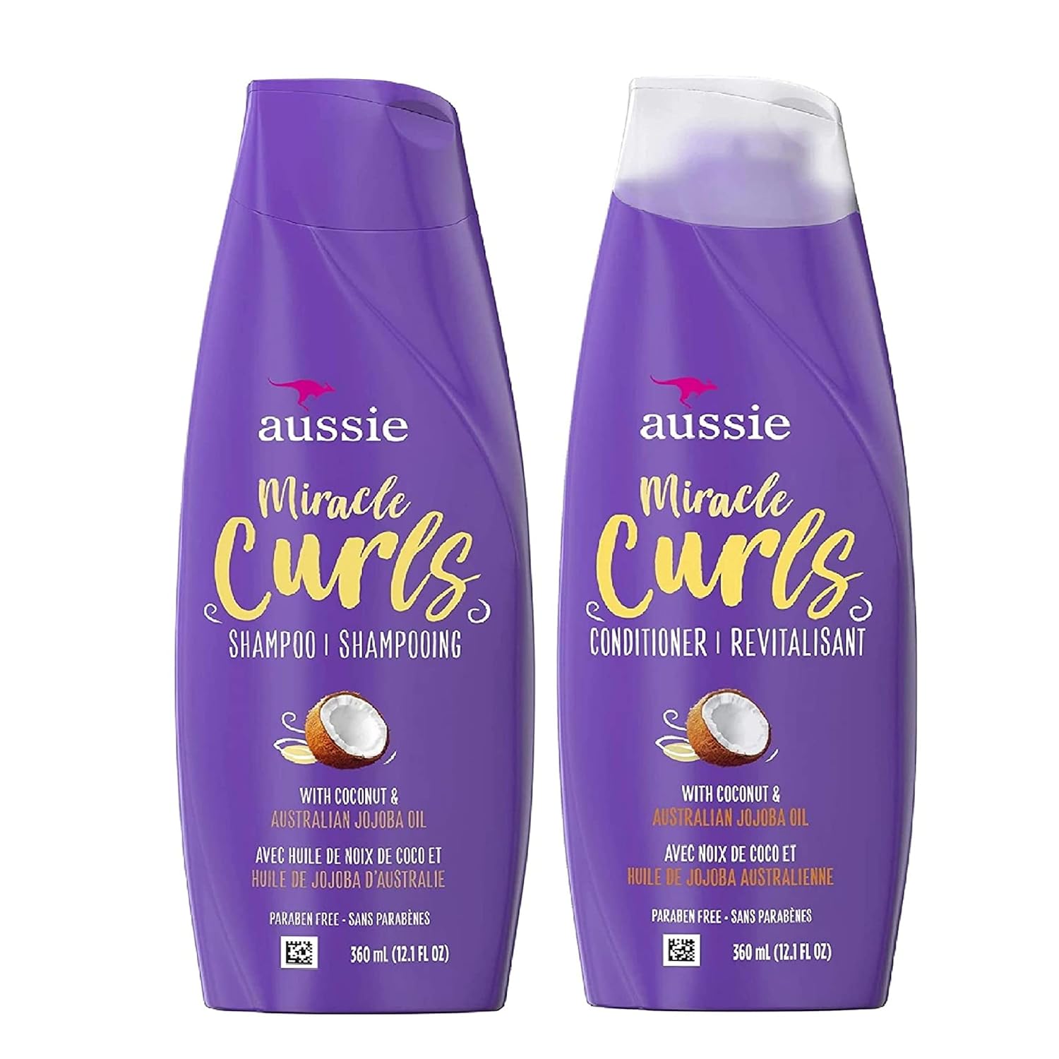 Aussie Miracle Curls Set - 12.1 fl oz: Coconut & Jojoba Oil