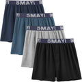5Mayi Mens Boxers for Men Cotton Boxer Shorts Pack - Breathable