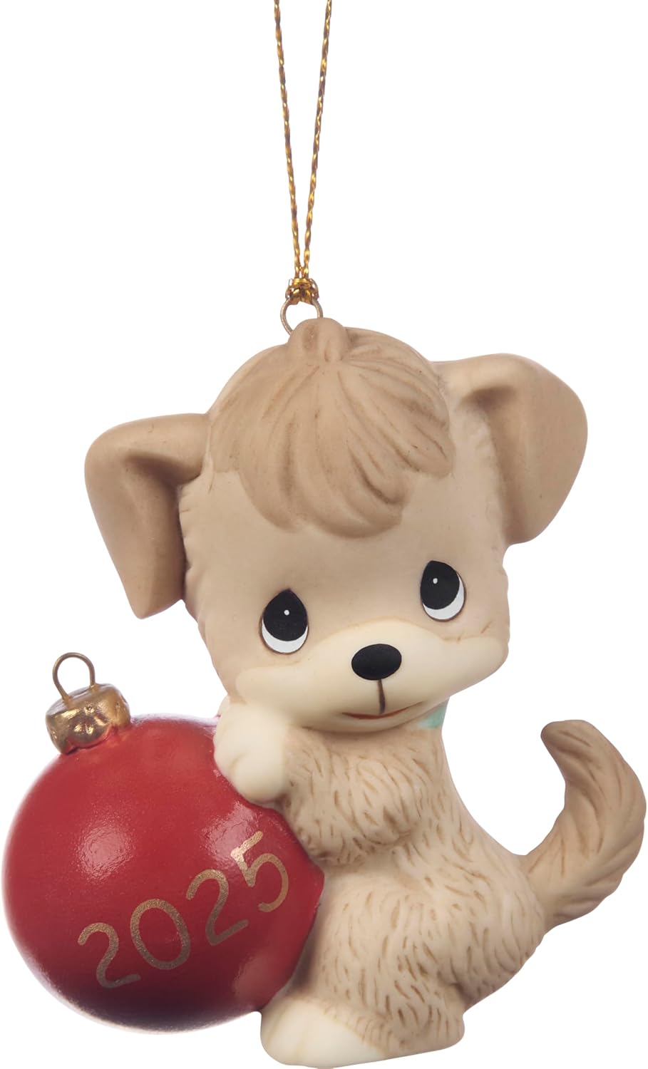 Precious Moments Howl-iday Cheer 2025 Dated Dog Ornament