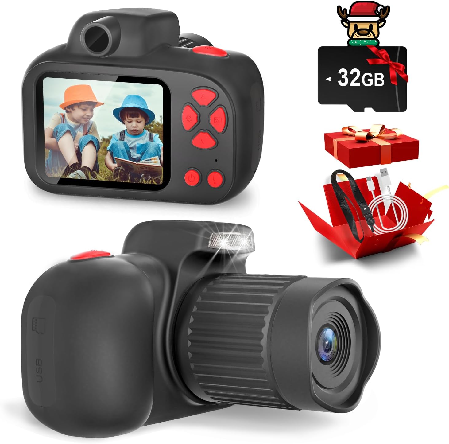 Temodu Kids Camera: Fun & Educational Toy for Ages 3-12!