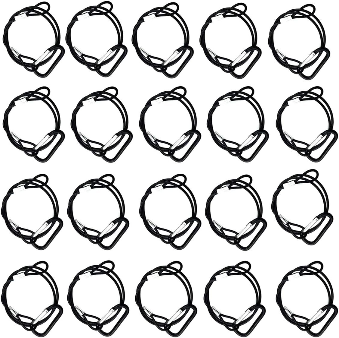 25.5in Stainless Steel Stage Light Safety Cable for Heavy Duty Use