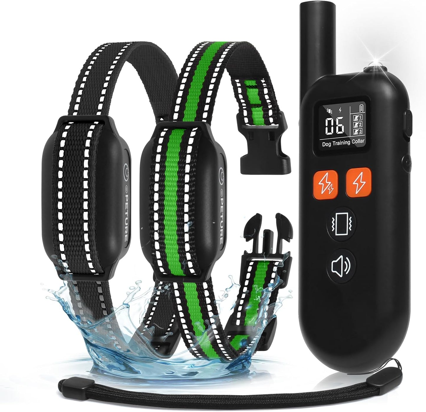 Dog Shock Collar 2 Pack with Remote Control for Training Dogs