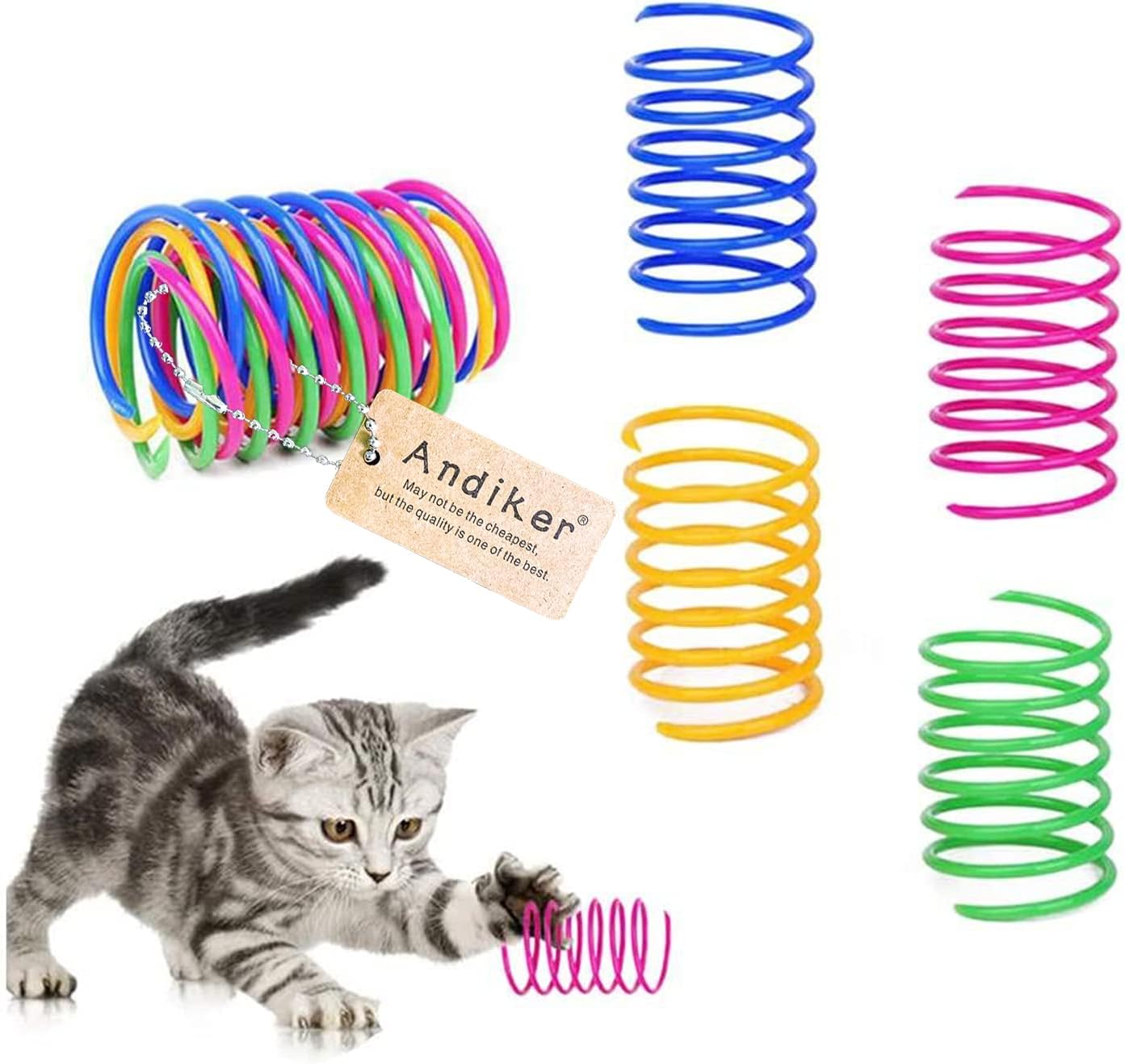 Andiker Cat Spiral Spring: Interactive Fitness Fun