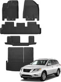 Auxko All Weather Floor Mats Cargo Mat Fit for Nissan Pathfinder 8