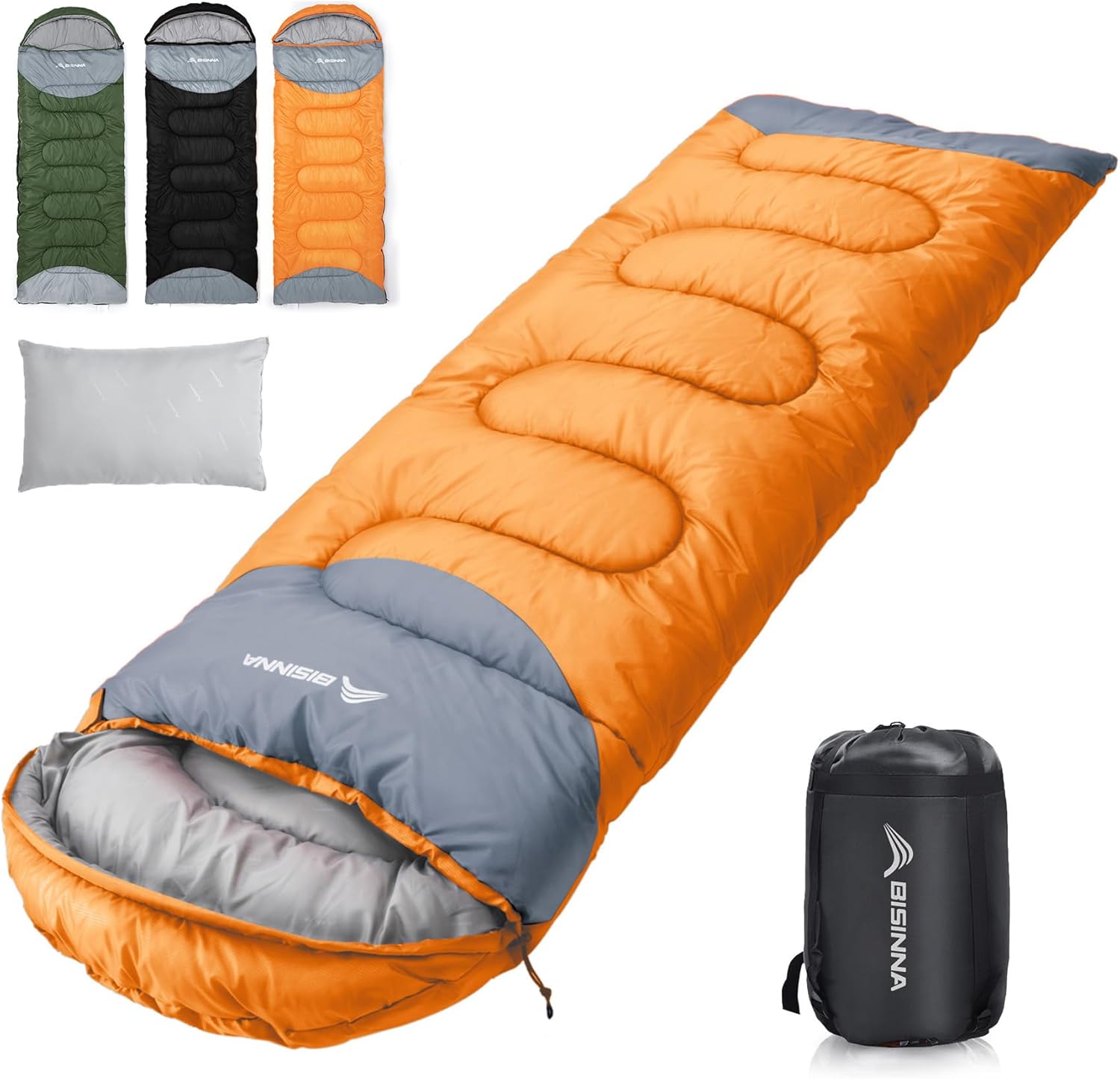 BISINNA 0 Degree Winter Sleeping Bags for Cold Weather Camping