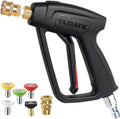 Short Pressure Washer Gun with 360-Degree Swivel - Compact 4000 PSI