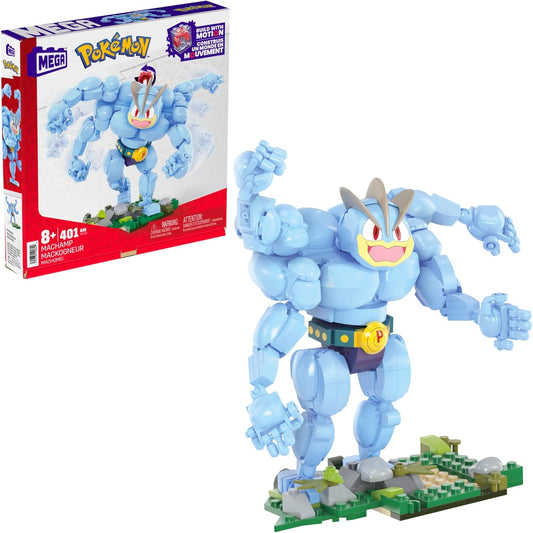 MEGA Pokemon Building Toys Set Machamp - 401 Pieces for Kids