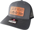 I Like My Girls A Little Bit Older Adjustable Snapback Hat - Funny