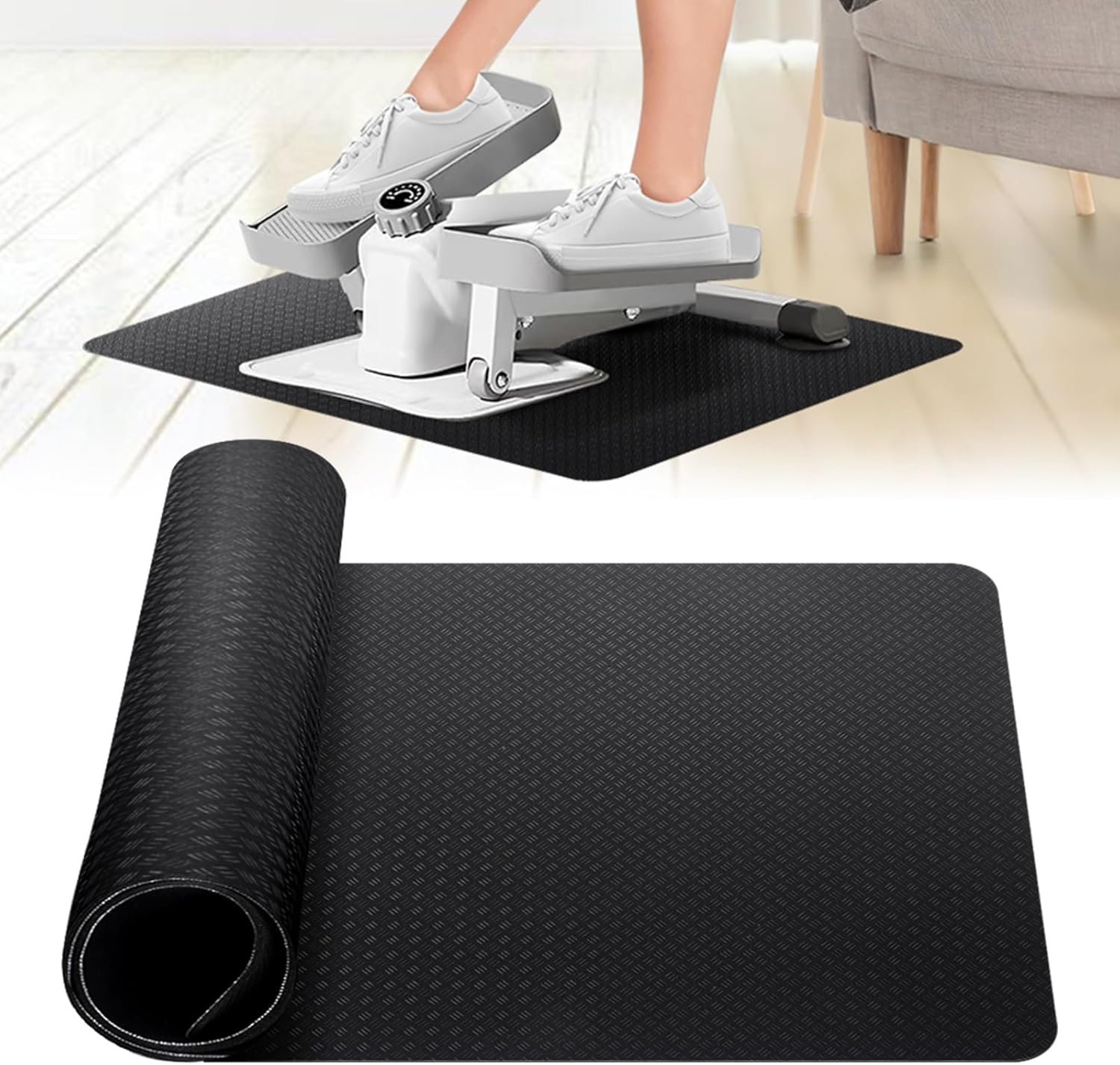 Enhanced Grip Double-Sided Workout Mat by Rolitwils