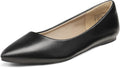 DREAM PAIRS Women's Pointed Toe Flats - Comfortable Work Ballet Flats