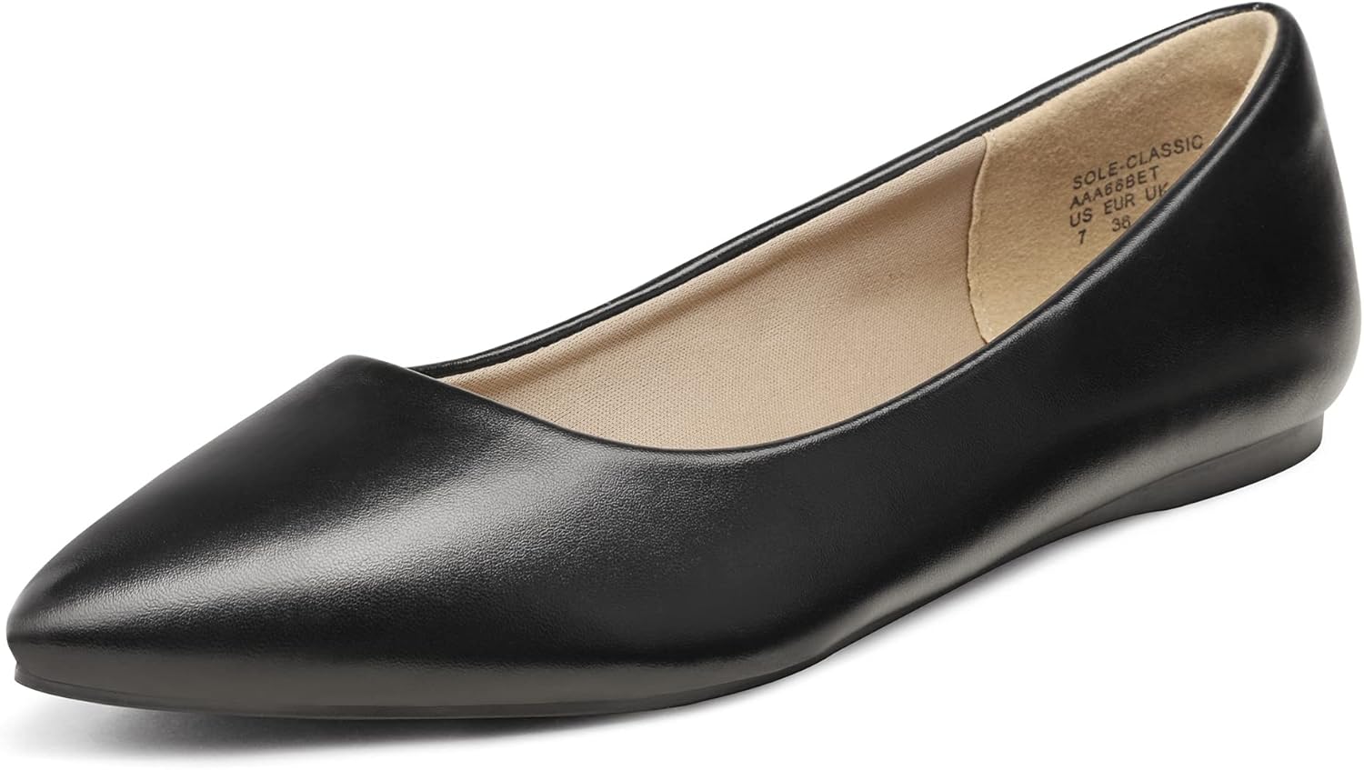 DREAM PAIRS Women's Dress Pointed Toe Flats for Comfort