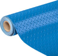 7.5 x 17 ft Garage Floor Mat - Thickened Diamond Plate PVC Roll