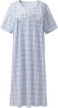 Keyocean Women's Lightweight Cotton Nightgown for Soft Comfort