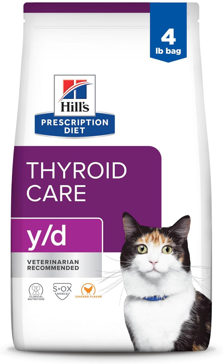 Hill's Prescription Diet y/d Thyroid Care Dry Cat Food Review