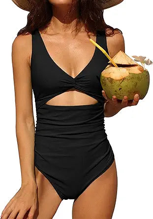 Charmo Womens One Piece Swimsuit with Tummy Control and Style