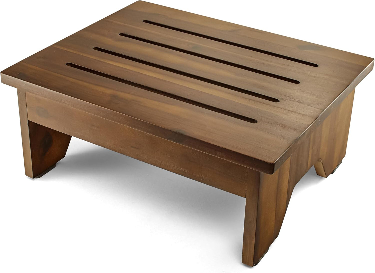 HOLANA 6.5in Wooden Step Stool for Adults - No Assembly Needed