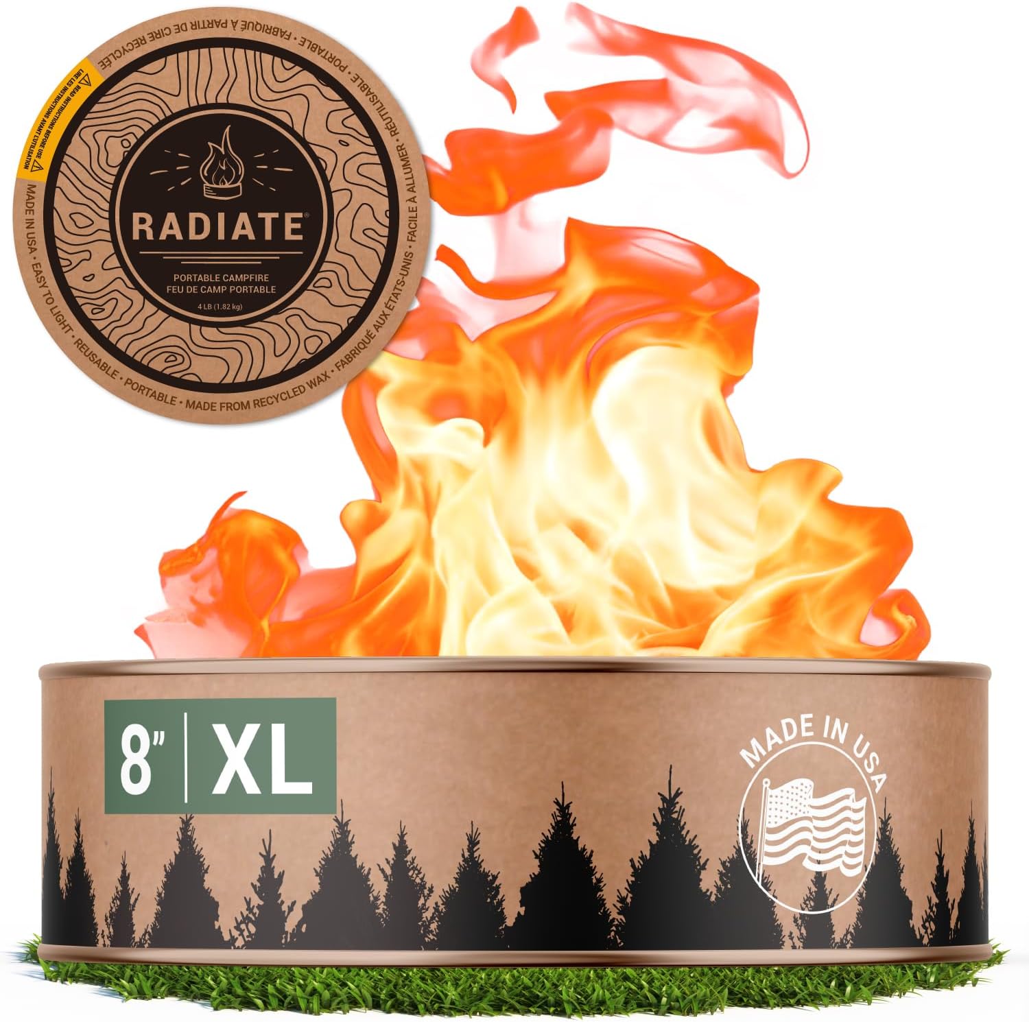 Radiate XL Portable Campfire - Perfect for Camping & Patios