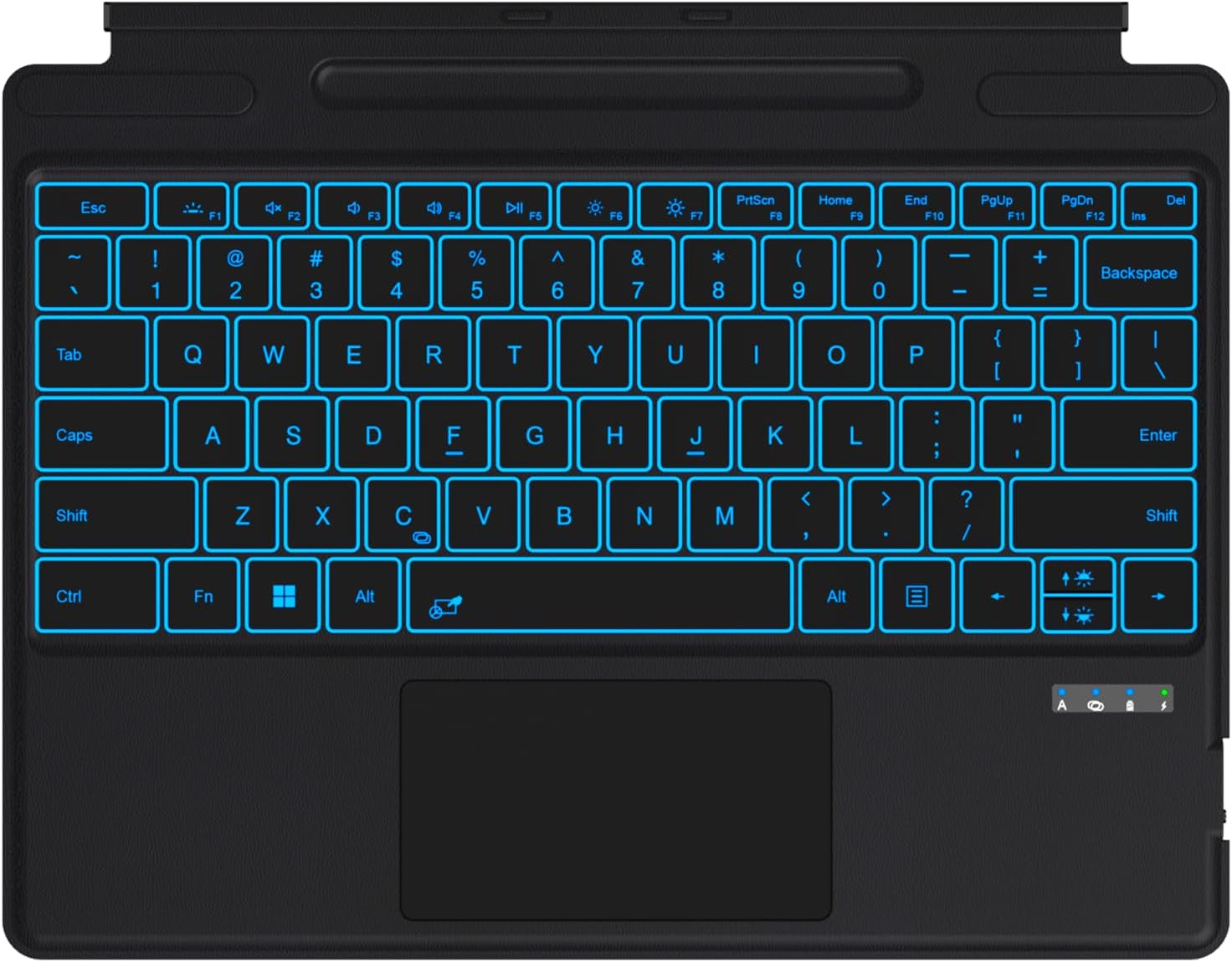 Ultra-Slim Wireless Bluetooth Surface Pro Keyboard with Trackpad