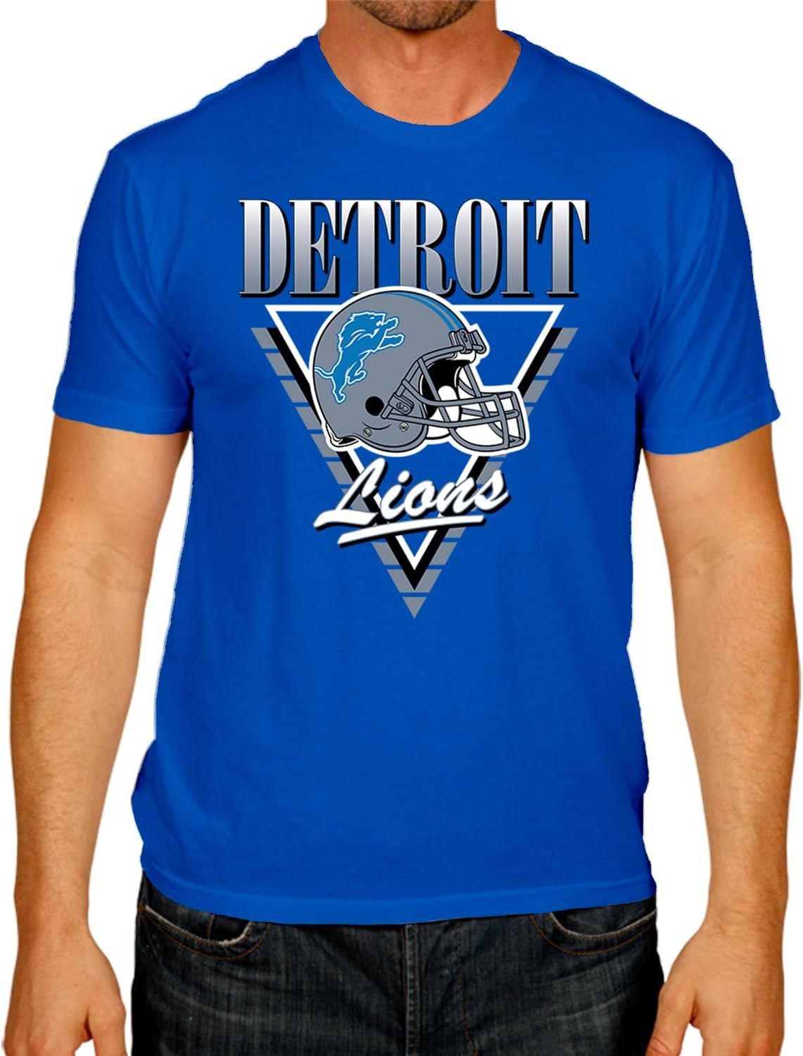 Detroit Lions Retro Triangle T-Shirt for Ultimate Fan Comfort