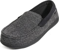 ULTRAIDEAS Men's Carver Slippers Moc Loafer House Shoes (Style JR9P)