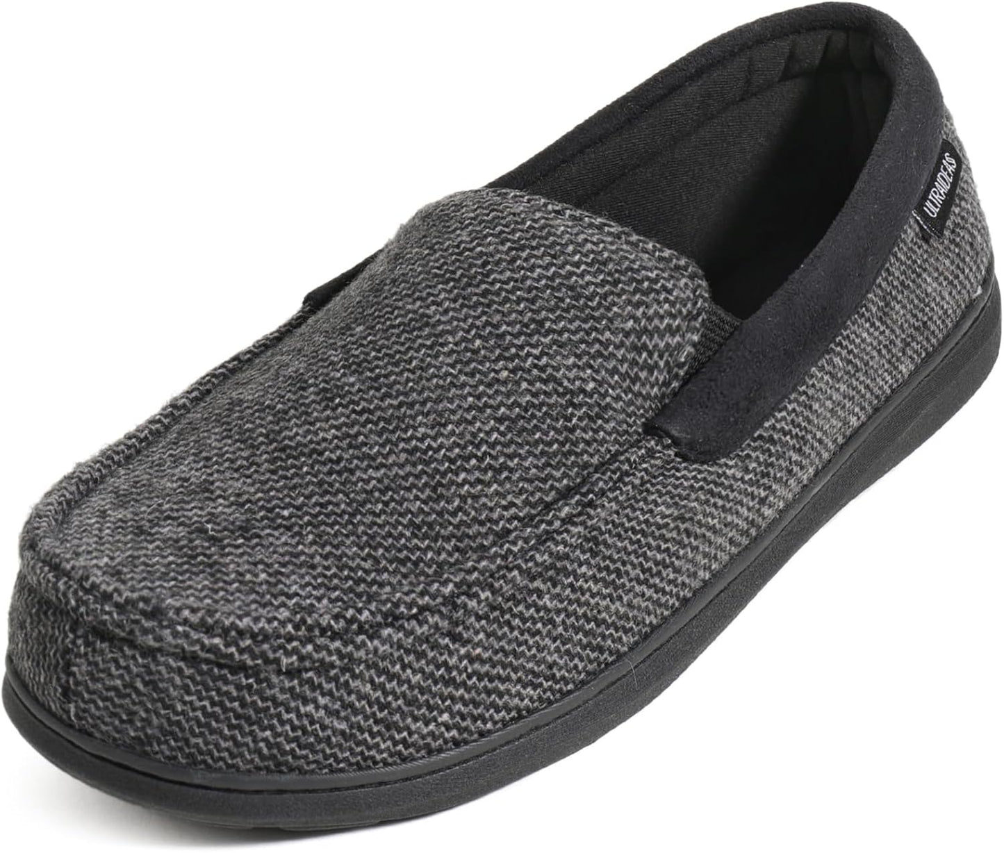 ULTRAIDEAS Men's Carver Slippers with Memory Foam Comfort