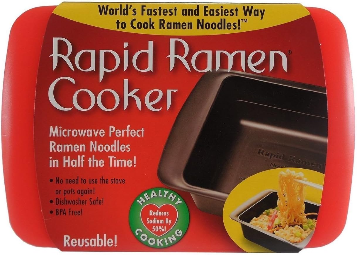 Quick Ramen Fix in 3 Mins - BPA Free Red