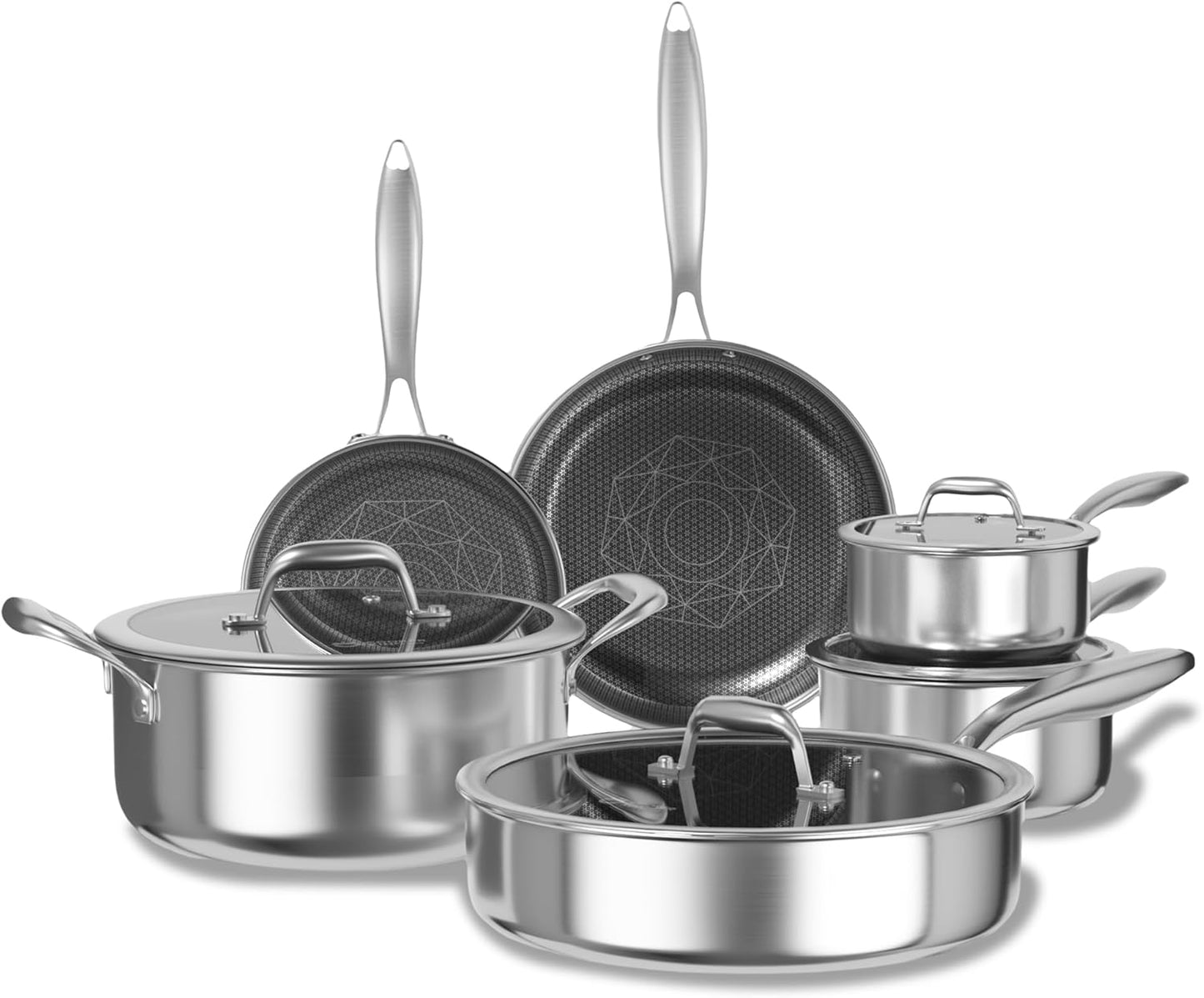 COOKER KING Stainless Steel Cookware Set for Every Kitchen