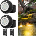 HIBOITEC 3W Pond Lights LED Underwater 2700K Warm White - 2 Pack