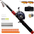 Telescopic Fishing Rod and Reel Combos for Travel Fishing