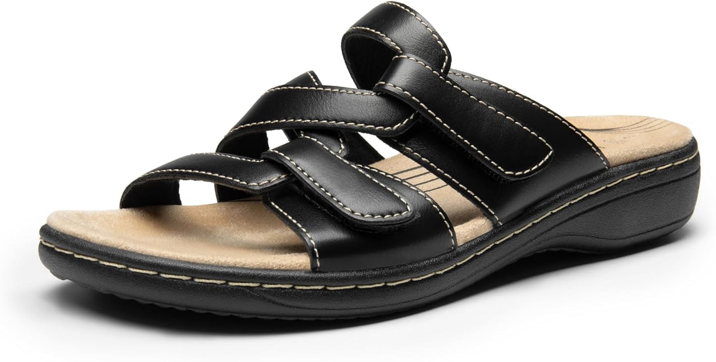 DREAM PAIRS Womens Slides with Arch Support for Comfort