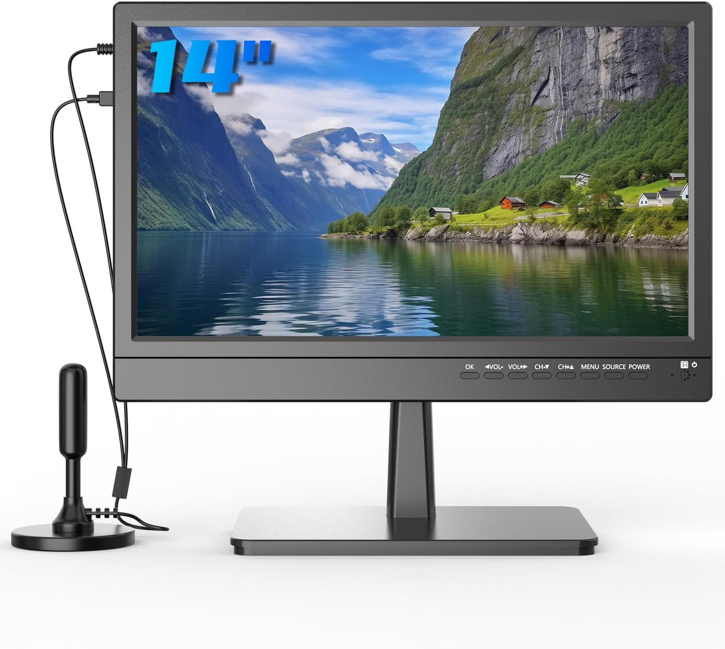 Feihe 14 Small Kitchen TV with Antenna - Portable Entertainment Anywhere!