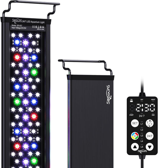 Plant Growth Aquarium Light with Custom Timer for Freshwater