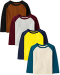 Children's Place Baby Boys' and Toddler Long Sleeve Knit Shirt - Soft