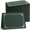 Certificate Holders 80 Pack Green with Gold Foil Border - Professional