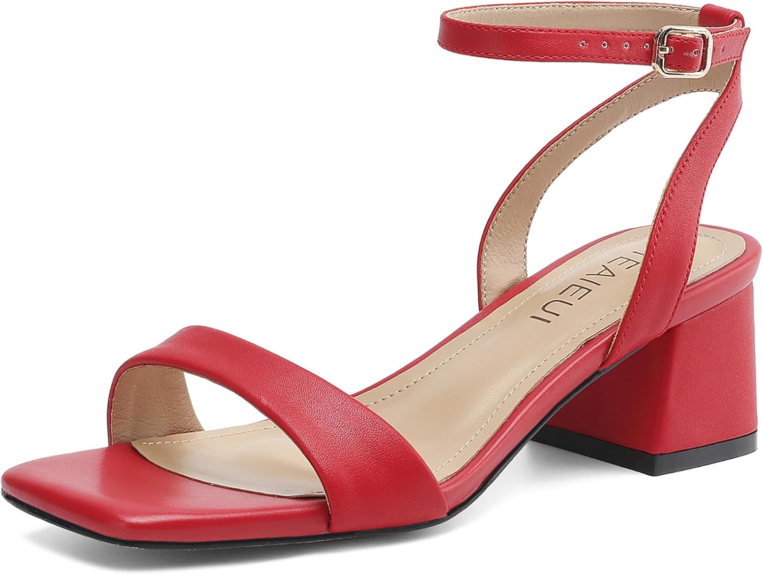 Stylish Women's Heeled Sandals with Comfortable Block Heels