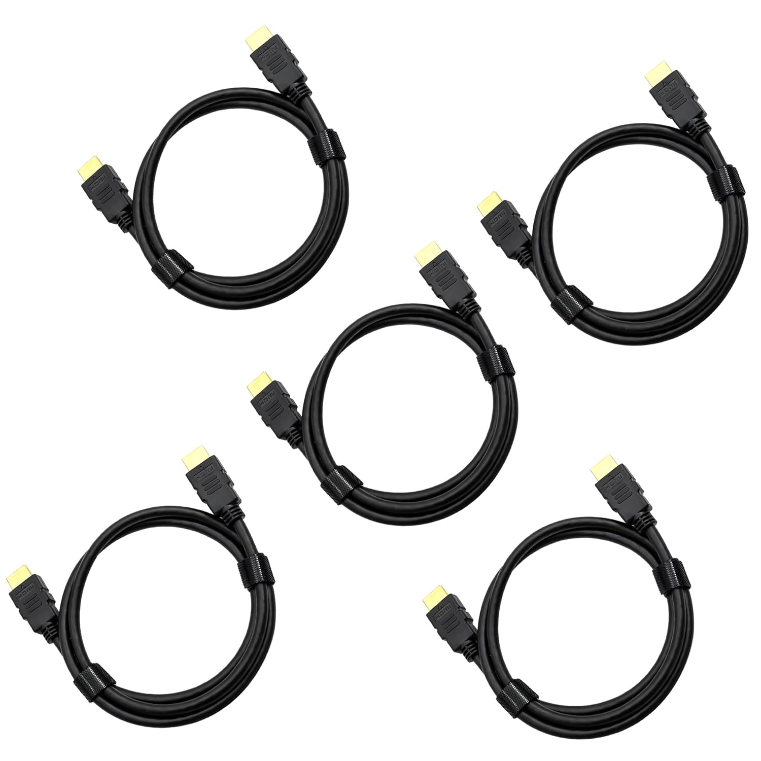 CENTROPOWER 4K HDMI Cable 5-Pack - High Speed HDR @60Hz