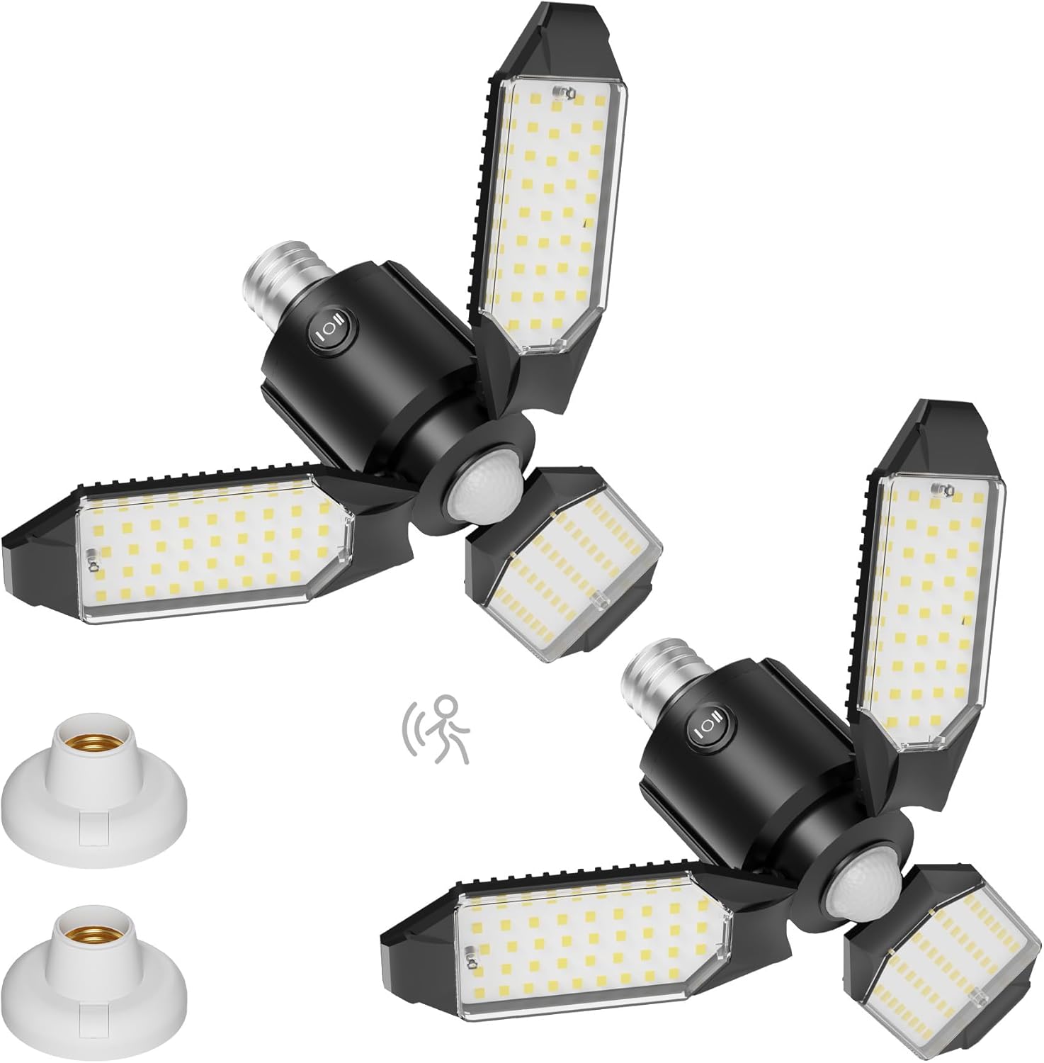 Motion Sensor Garage Lights 8000LM for Bright Indoor Spaces