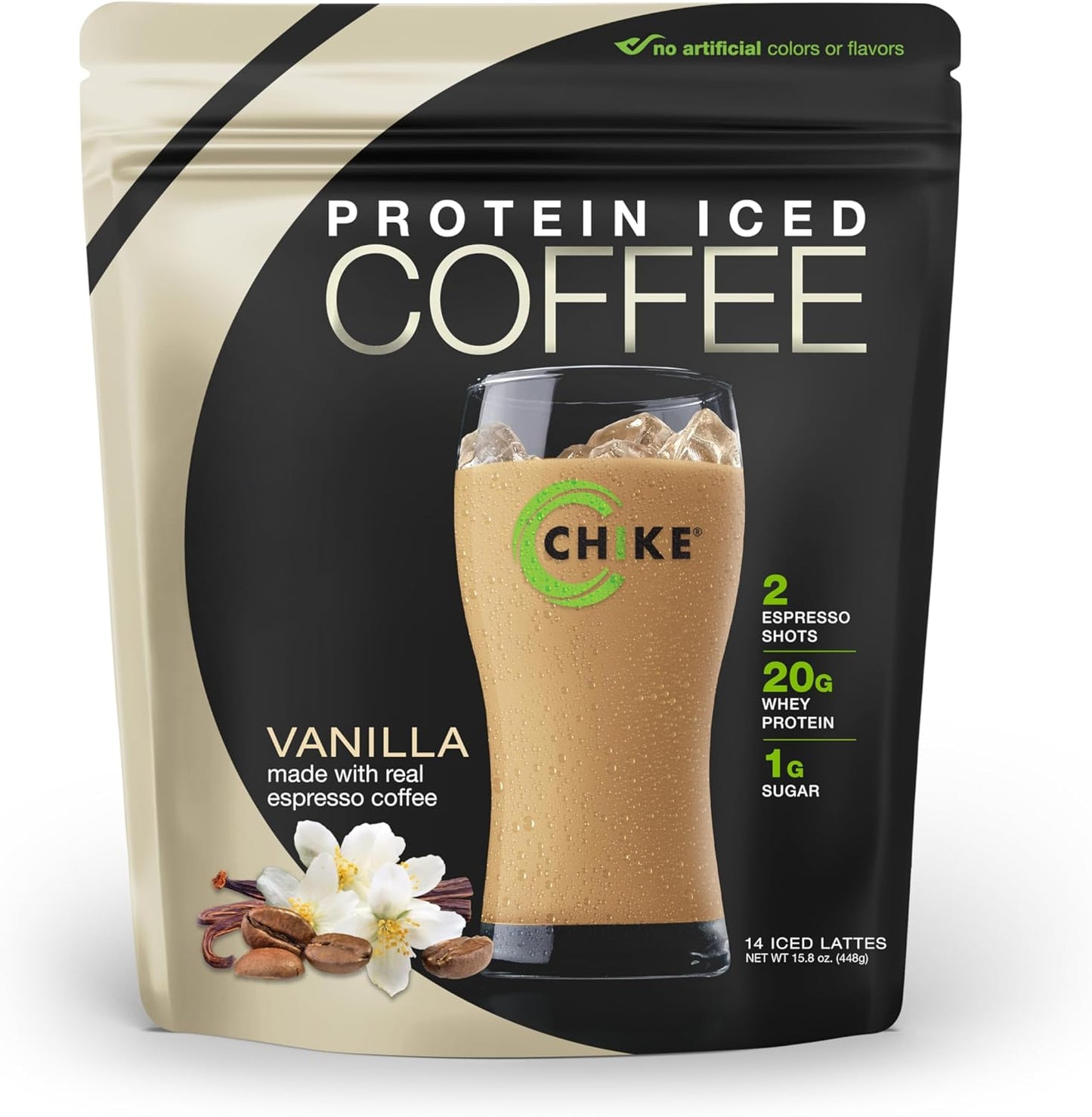 Chike Vanilla High Protein Iced Coffee with 20g Protein Per Serving