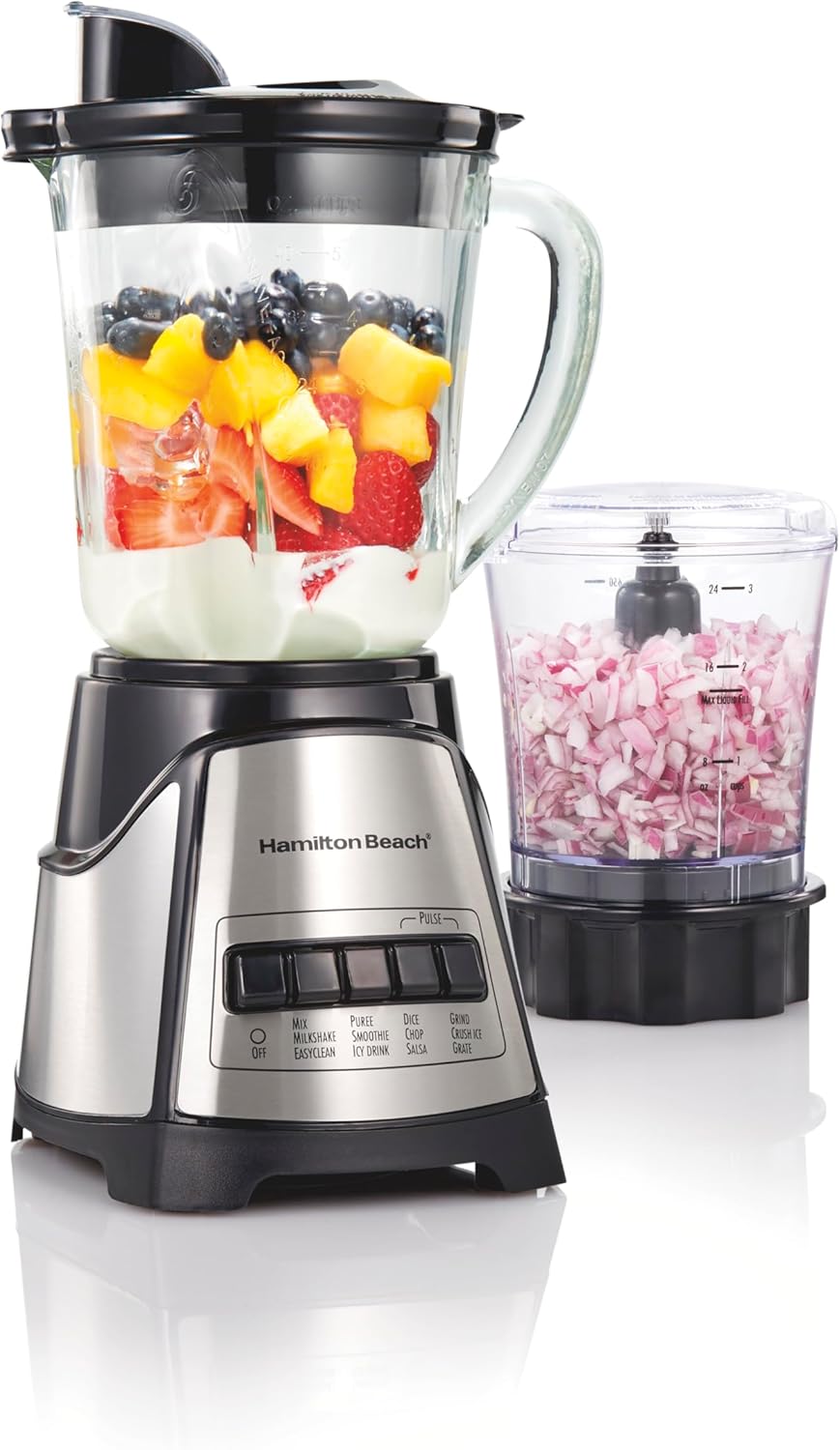 Powerful Blend & Chop Duo: Hamilton Beach Blender & Food Processor