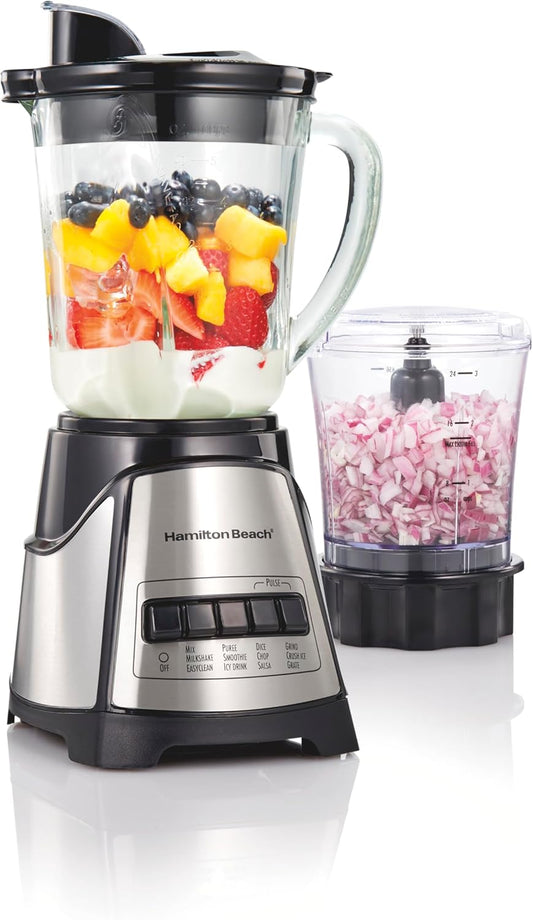 Powerful Blend & Chop Duo: Hamilton Beach Blender & Food Processor
