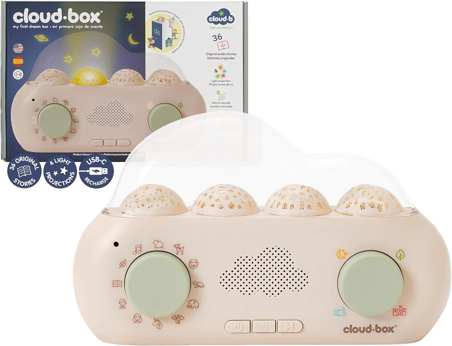 CloudBox My First Dreambox Projector Nightlight for Kids