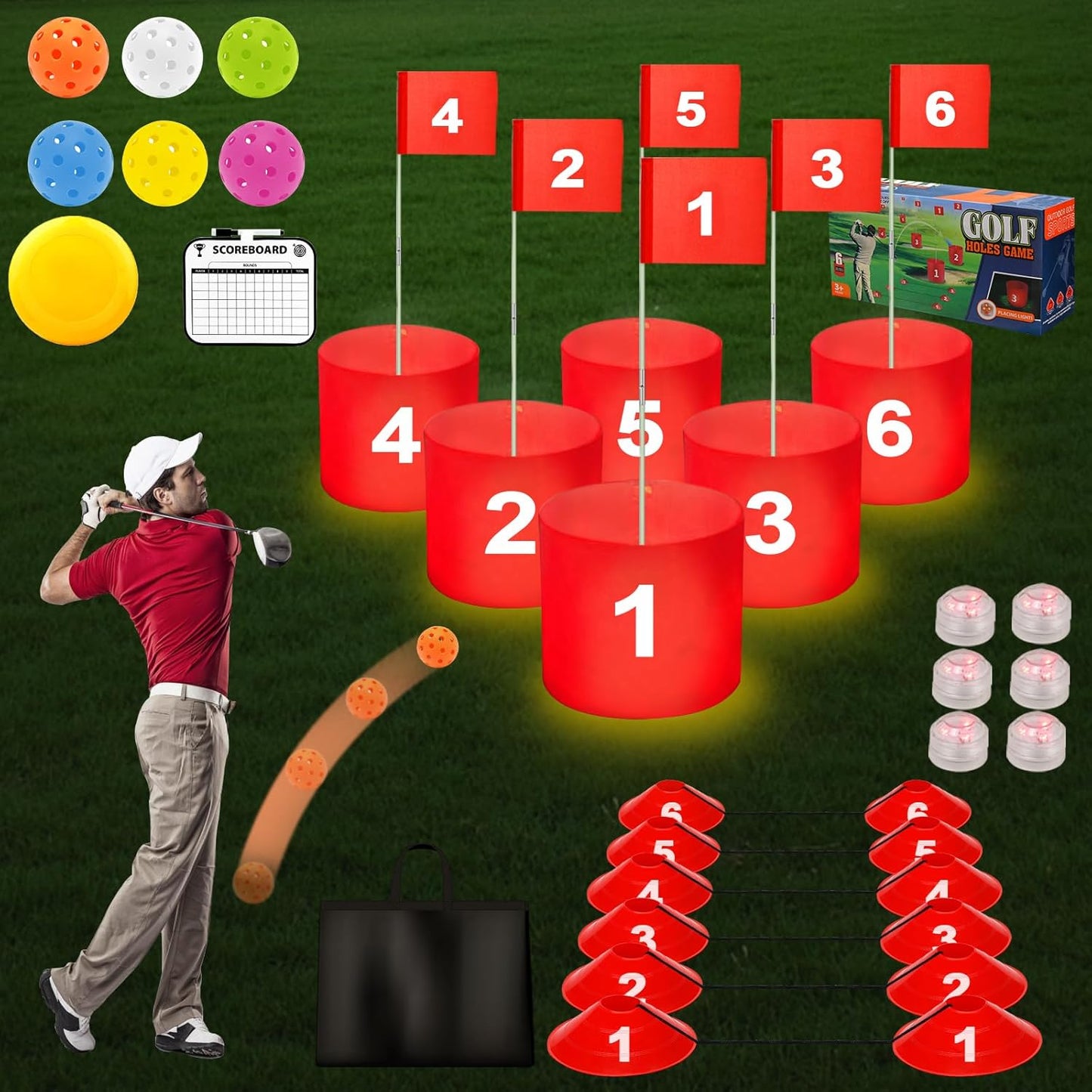 Portable Golf Chipping Game for All Ages