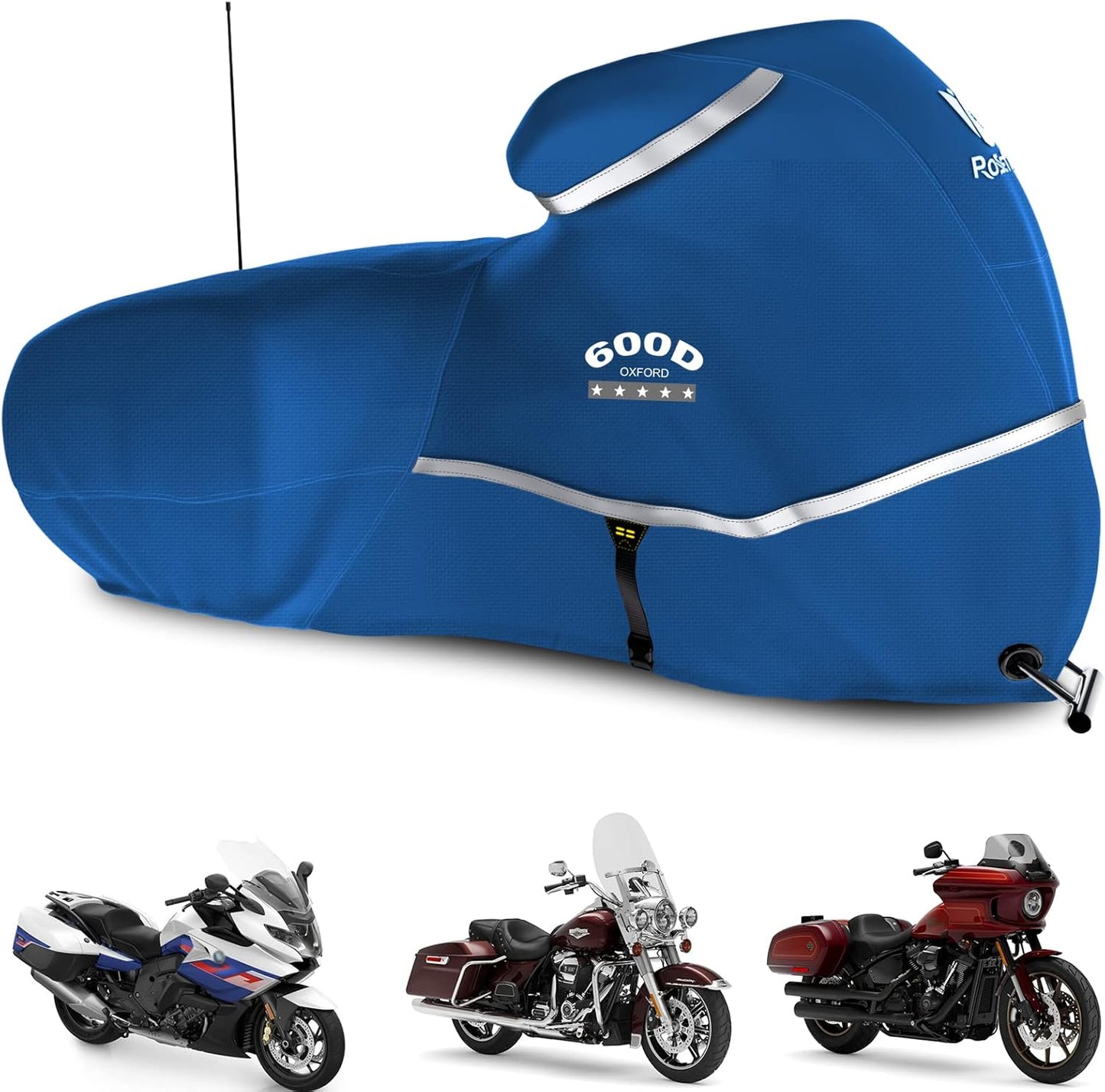 Heavy Duty Waterproof Motorcycle Cover for Harley Touring Models