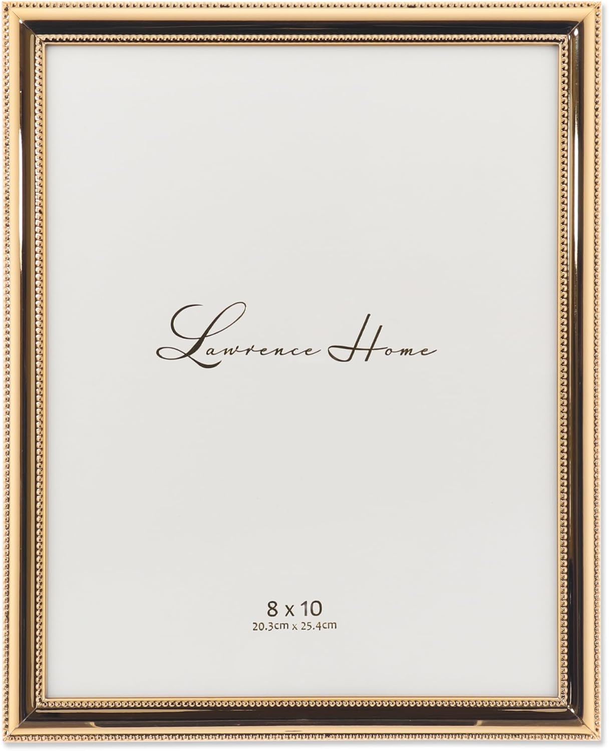 Lawrence Frames Classic Bead Frame for 8x10 Photos in Gold