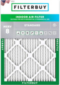Filterbuy 30x36x1 Air Filter MERV 8 Essential Dust & Allergy Defense