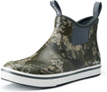 HISEA Men's Deck Rain Boots Saltwater Fishing Booties (Style 7KH9)